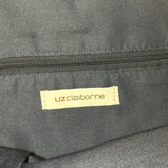 Liz Claiborne Blue and Tan Quilted Backpack main image 4